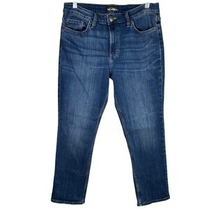 Lee Regular‎ Fit Straight Leg Mid Rise Denim Jeans Women's Size 12 Short
